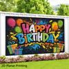 Party Backdrop Happy Birthday Birthday Photo Booth Background Wall Decor