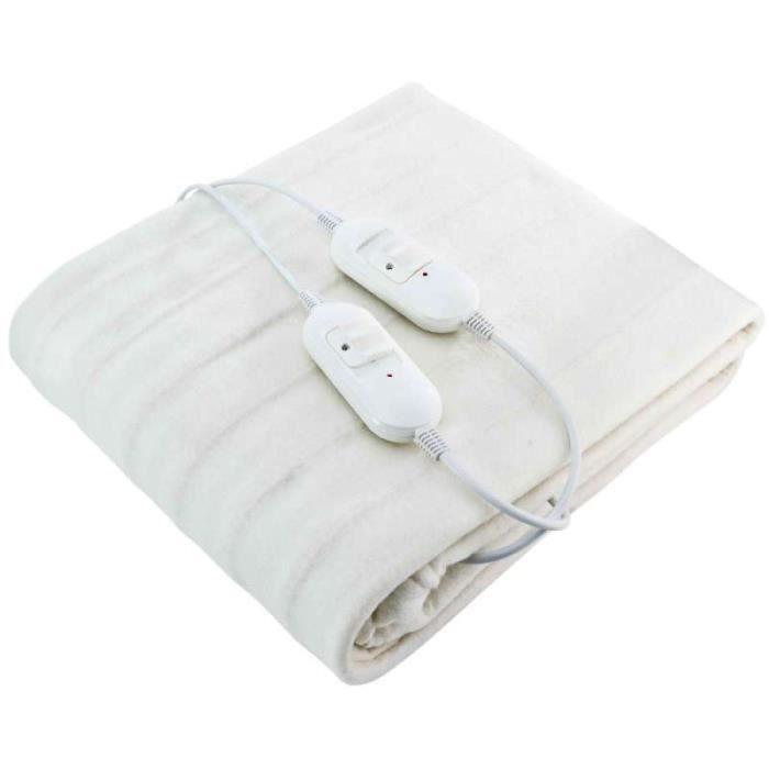 Couverture chauffante 2personnes 160x140cm