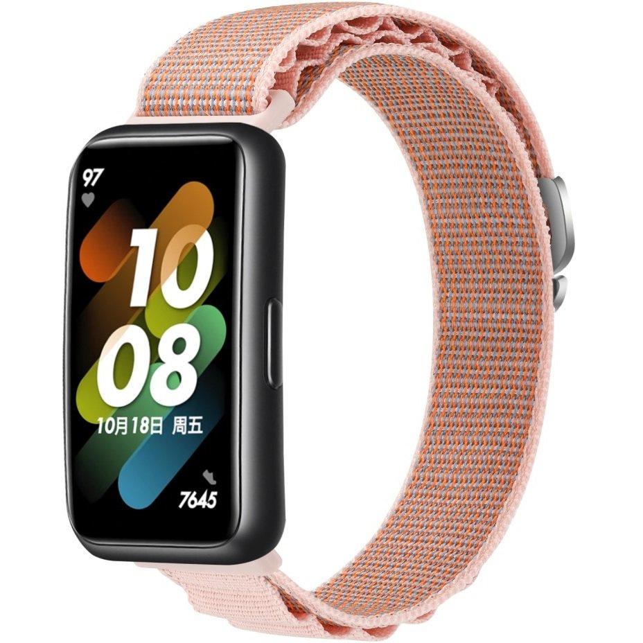 Nylon-Armband für Huawei Band 7, Pink