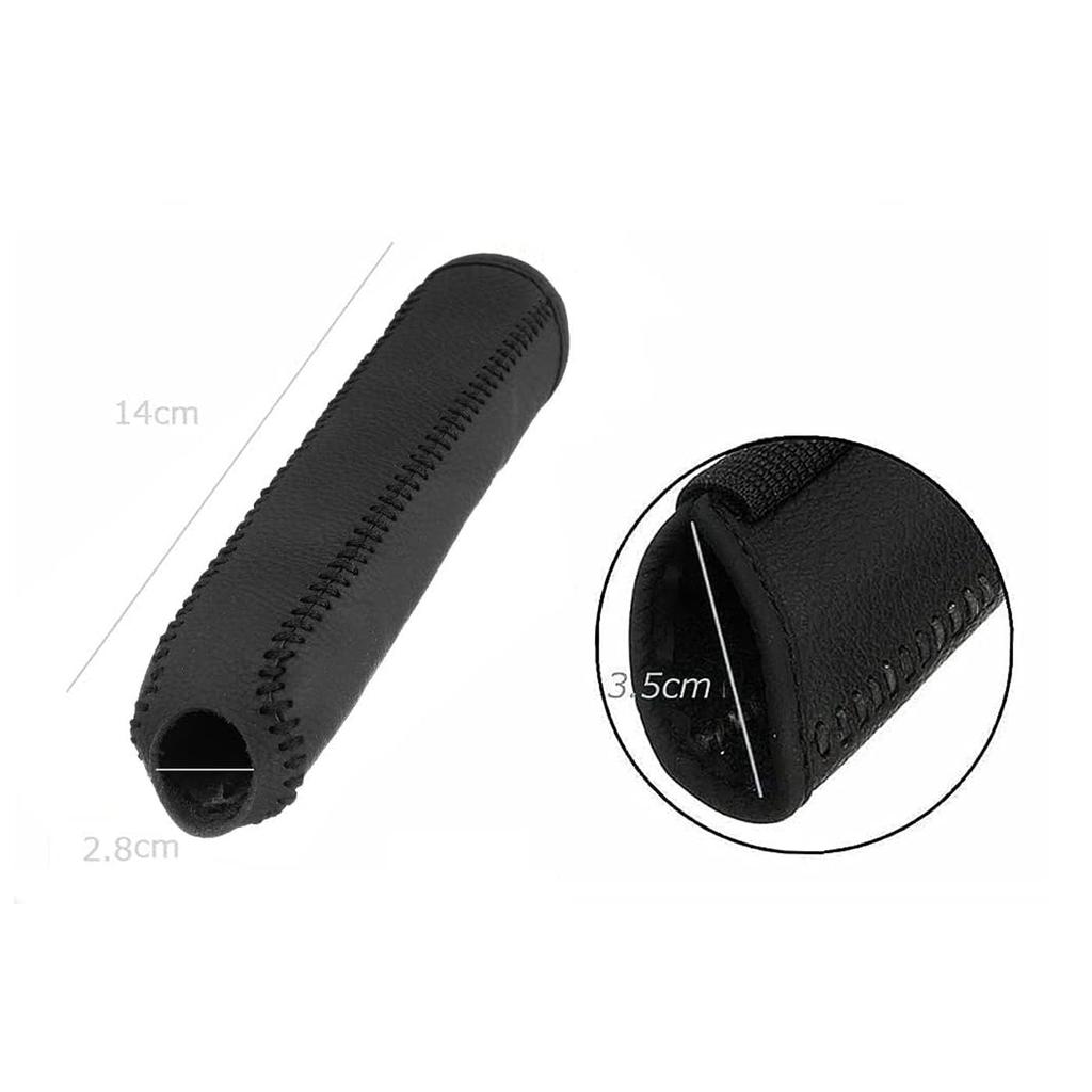 Mirhua Side Brake Key Cover Special Design Parking Brake Protection (Black) Easy Installation Universal Brake Cover Protection
