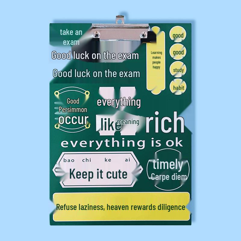 A4 Cartoon Clipboard Student Writing Mat and Document Organizer