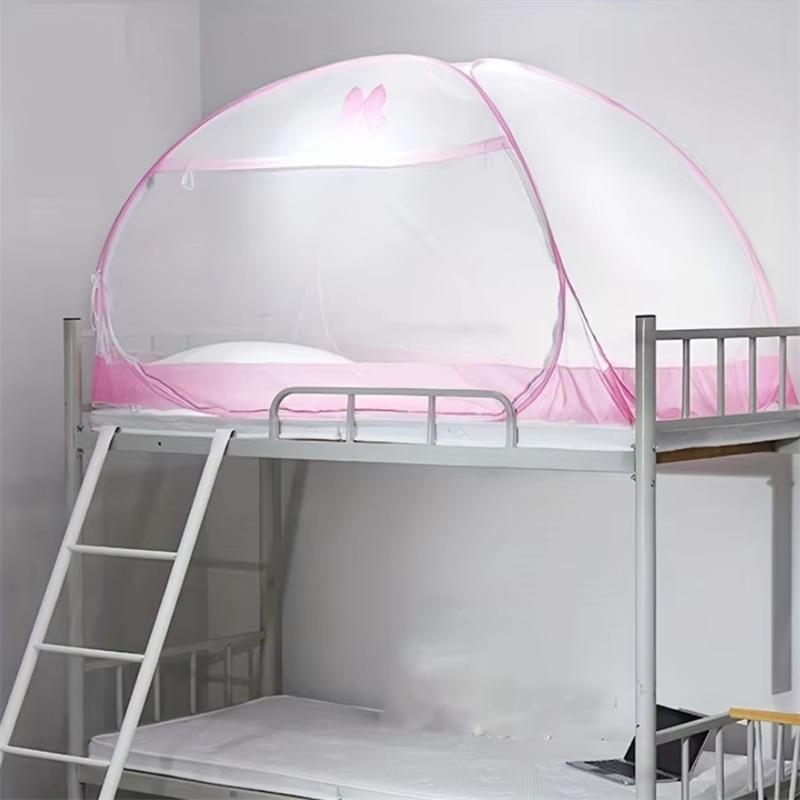 1M Student Dormitory Bunk Bed Free Install Yurt Mosquito Net Full Bottom Anti-fall Child Mosquito Net Summer Home Mosquito Net