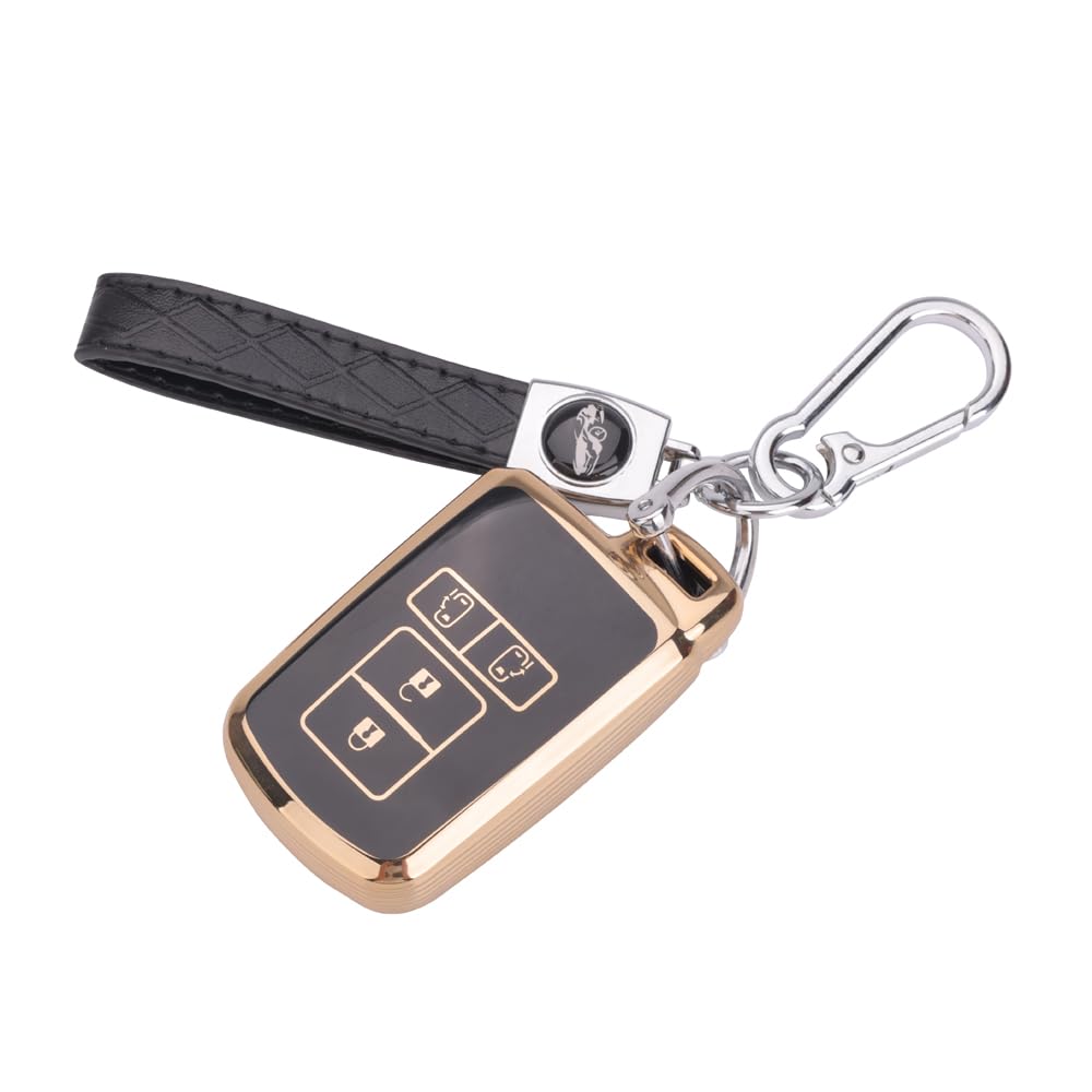 

Kinotaka TPU Smart Key Case for Toyota Vehicles 4 Buttons