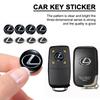 Adesivo Emblema Chiave Telecomando Auto Decorazione Chiavi in Alluminio Decalcomania Per F SPORT ES RX NX LS UX LM LX GX LC RZ IS CT GS RC HS SC