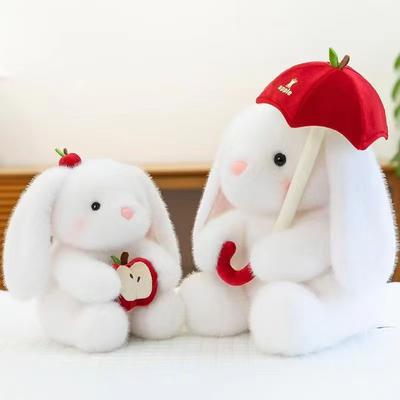 Cute Rabbit Hug Plush Toy with Cute Sagging Ears Rabbit Doll Claw Machine Pillow Doll Birthday Gift
