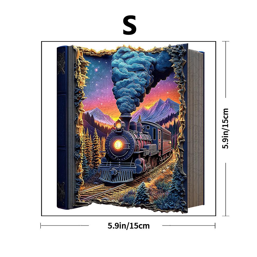 Castle On A Shell Wooden Puzzle Irregular Animal Shape Pieces Flat Wooden Puzzle