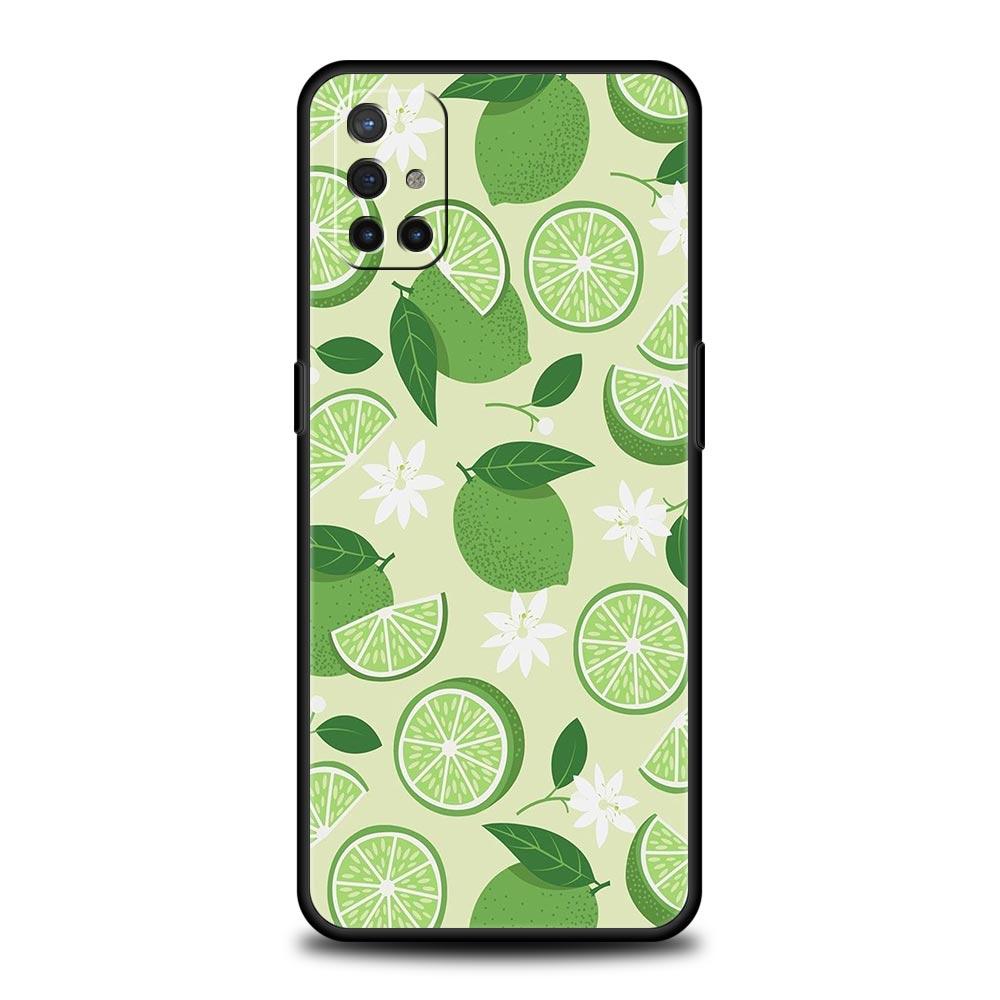 Phone Case For OnePlus 12 11 10 9 Pro 9T 12R 10R 9R 9RT 10T 8T 8 7 6T 7T Nord 2T CE 2 5G N200 N10 N100 Cover Fruit lemon