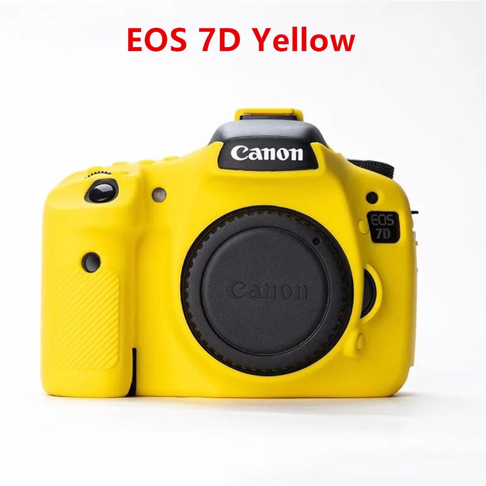 Soft Silicone Armor Camera Body Case For Canon EOS R10 R7 RP R6 R 7D 77D 600D 650D 700D Shockproof Cover