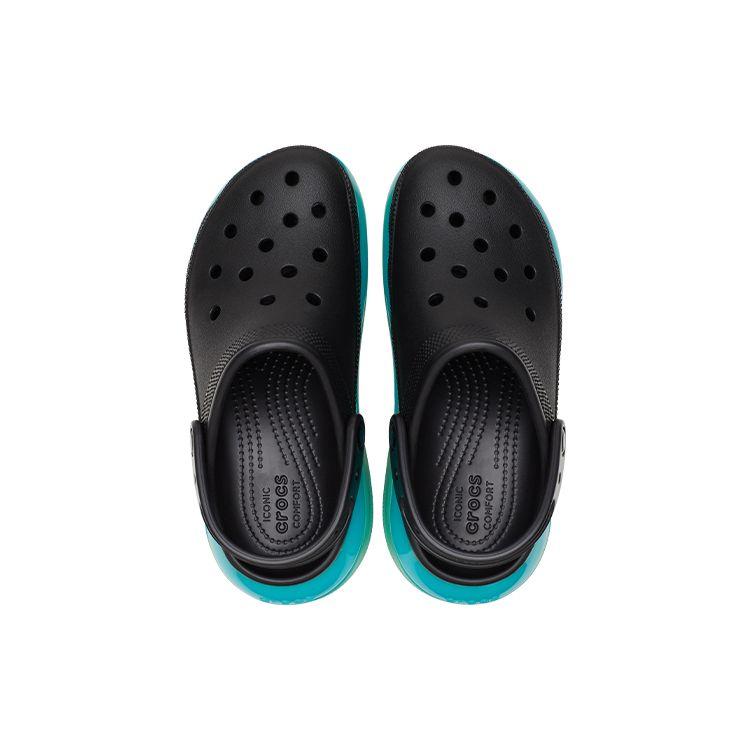 Crocs Lightweight Breathable EVA Clogs Unisex Footwear Black Blue 207988-0C4