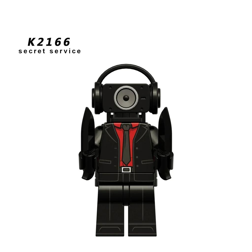 Skibidi Toilet Man Anime Cartoon Bricks Dolls Cameraman Speakerman TV Man Mini Action Bricks Toy Figures Building Blocks