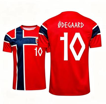 Norway 2026 Men's Soccer Jersey Breathable Loose Tight Quick Dry Sports Training Team Style Short Sleeves