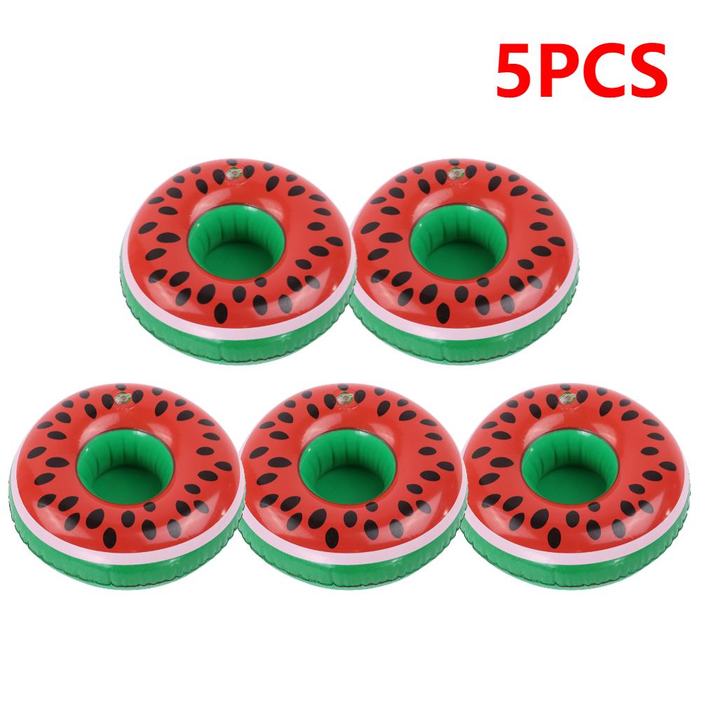 Nafukovací držák na pohár plovoucí nafukovací podtácky na nápoje z kokosového stromu Flamingo Unicorn držák na pití do bazénu plovák