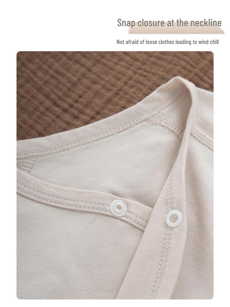 Infant Horse-Themed Long Sleeve Romper - Autumn/Winter 100 Days New Year Outfit
