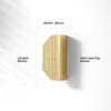 Modern Minimalist Kitchen Cupboard Handles Solid Zinc Alloy Vintage Wardrobe Door Pulls Brushed Brass Finish Furniture Hardware