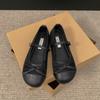 Queen Fan French round head shallow mouth flat sole shoes women's summer 2025 new versatile skirt Mary Jane shoes