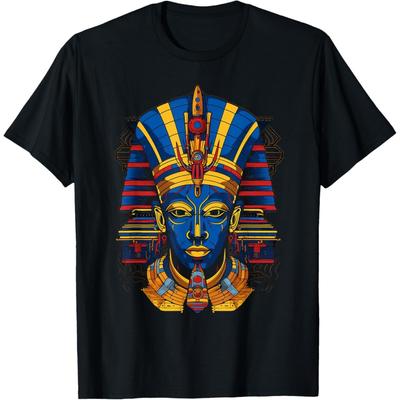 Pharaoh Head Egypt Sphinx and Pyramids Egyptian T-Shirt(7)