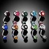 10Pcs Stainless Steel Belly Button Piercings Navel Earrings Gemed Goth Belly Rings Piercing Ombligo Punk Body Jewelry Women Men