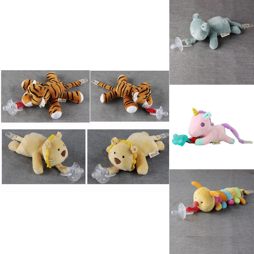 Soft And Soothing Baby Unicorn Pacifier Toy With Removable Clip