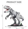 Jurský park Dinosauří svět Stavebnice Tyrannosaurus Rex Kostky Sady Brachiosaurus Kluci Hračky Děti Vánoční dárky