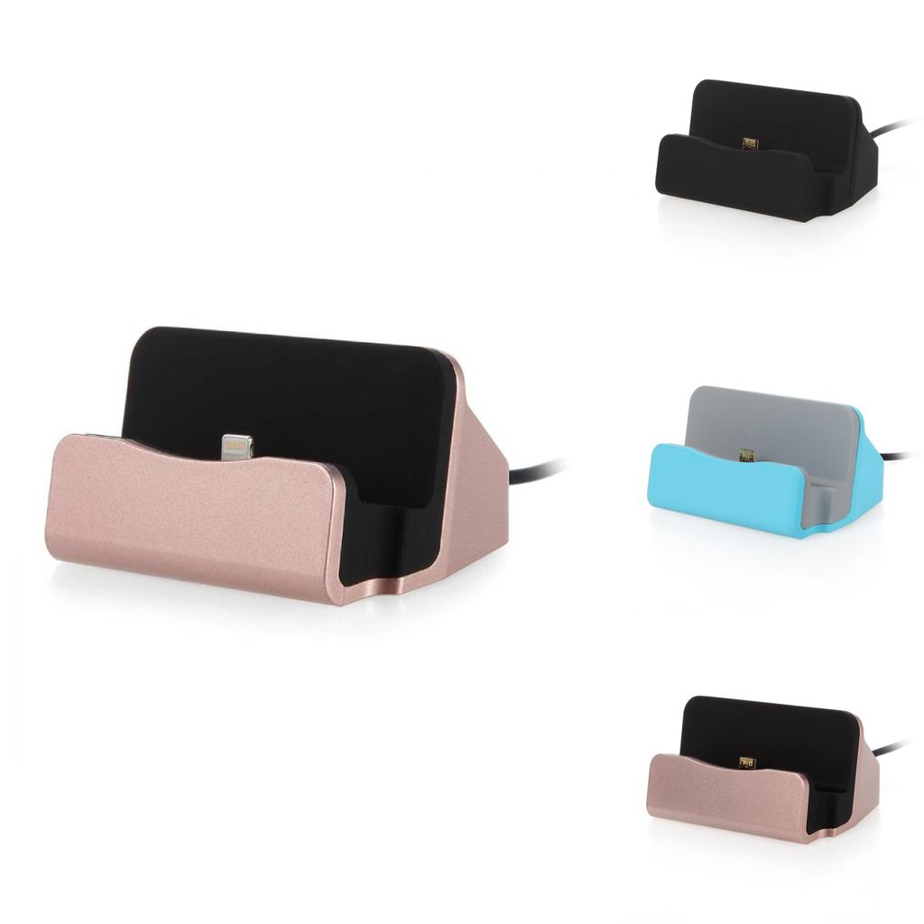Supporto Ricarica Rapida Tipo C Pd 15w Dock in Plastica per Telefono Per Iphone Android Organizzatore da Scrivania Casa Ufficio