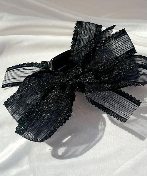Merciband Ribbon Shine Hair Claw Clip_2 Color