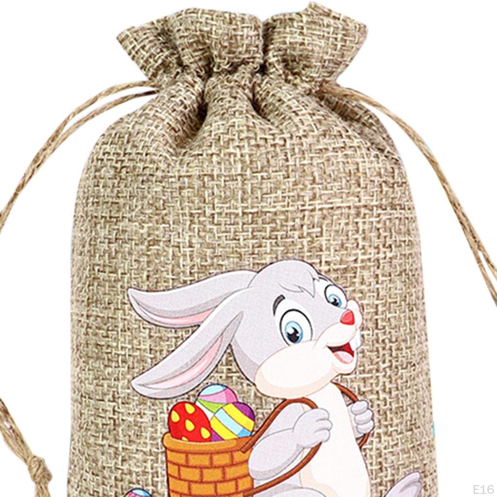 Drawstring Bag Easter Bunny Party Candy Treat for Wedding