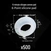 High-Temp Resistant Silicone Convex Washer for 4/6-Point Shower Hose with Mid-Convex Gasket