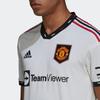 Adidas Man Utd Player Edition V-Neck Striped Soccer Jersey Men Top White H13883