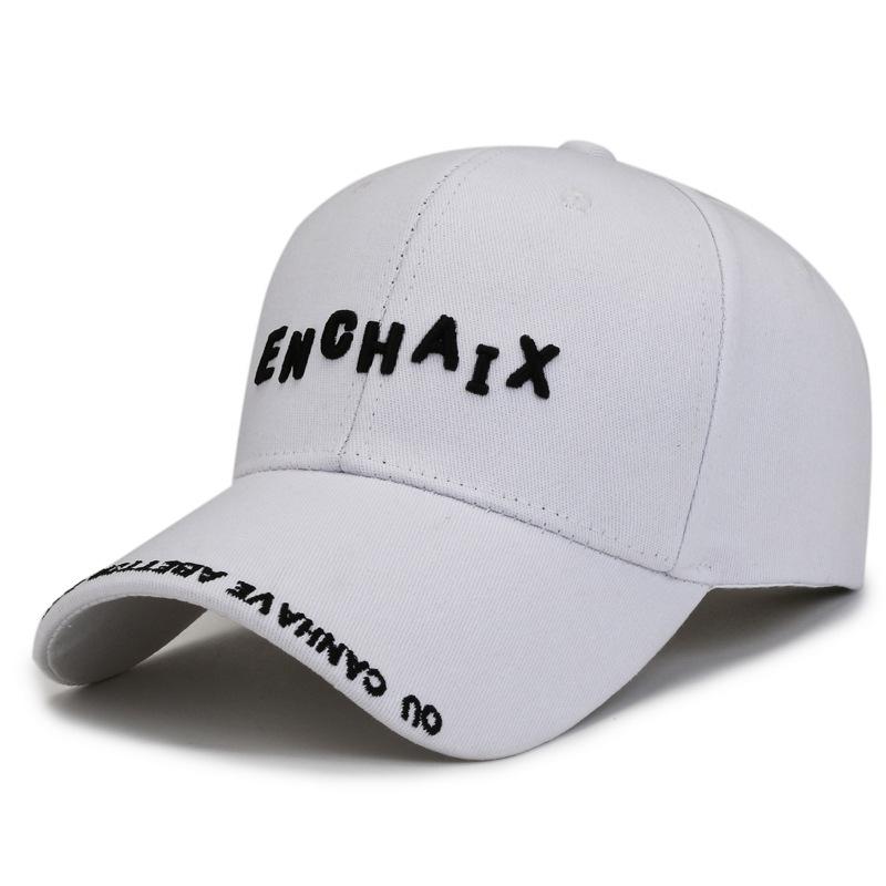 Embroidery Letter Baseball Cap Trendy Men And Women Four Seasons Simple Couple Cap Outdoor Casual Fashion Hat adjustable