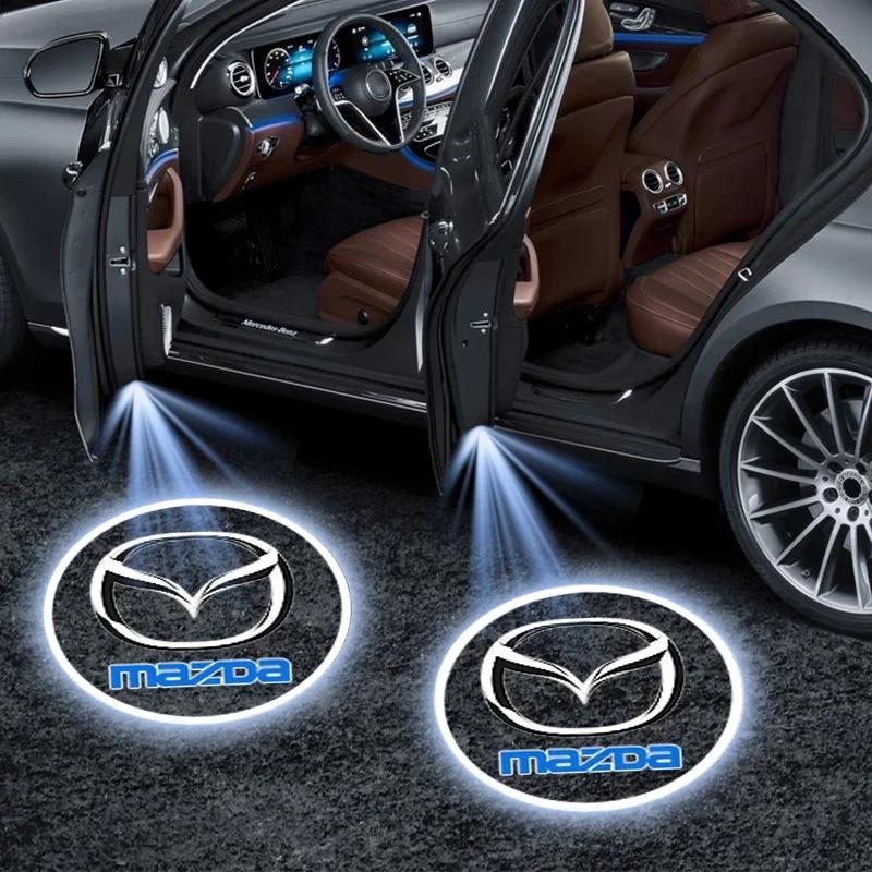 Interior Decoration LED Ghost Shadow Laser Light for Mazda CX-5 3 6 CX-30 CX-4 CX-9 CX-8 CX-7 CX-3 Axela Atenza RX-7 2 5