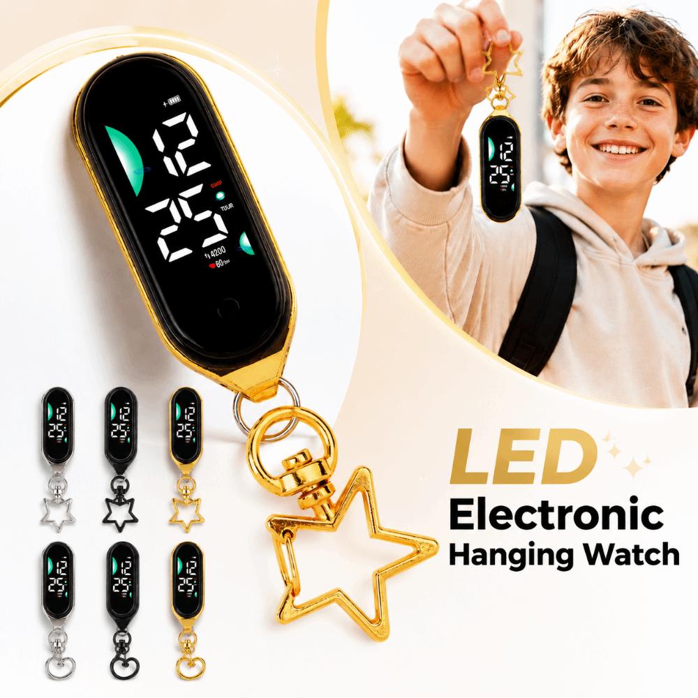 Tragbare Taschenuhr Digitalanzeige Leuchtende Taschenuhr Elektronische Hängeuhr Kinder Erwachsene