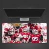 SF 49ers Players Mouse Pad, Large Gaming Desk Mat, Non-slip XXL Mousepad for Laptop & Tablet, Mini PC Playmat with Stitched Edges