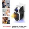Quiet fast portable cordless space heater wall mounted with thermostat timer remote control small heater for indoor room office bathroom