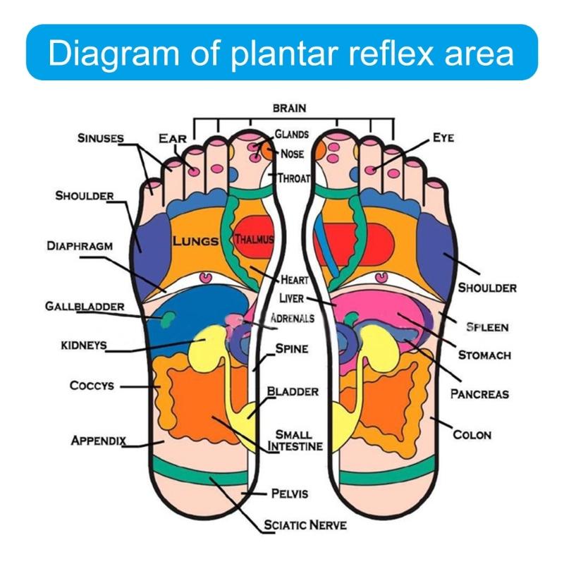 Foot Massage Mat Foot Reflexology Walking Toe Plate Yoga Mat Outdoor Game Mat Massage Pad Bathroom Mat Yoga Sports Mat