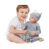 45CM Waschbar Lebensechte Weiche Hand-gemalt Simulation Baby Reborn Puppe Kinder Begleiten Spielen Puppe