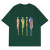 Men TShirt Cotton Y2k Streetwear Letter Fashion Aesthetic Tops Tees Short Sleeve Summer Oversized Print Korean Unisex Clothing