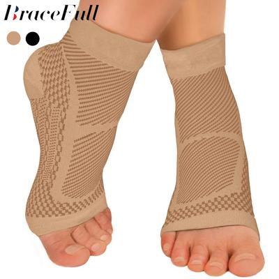 1 Coppia Cavigliera Compressiva per Fascite Plantare Tendinite Achillea Riduce Dolore Articolare Dolore al Tallone Supporto Sportivo