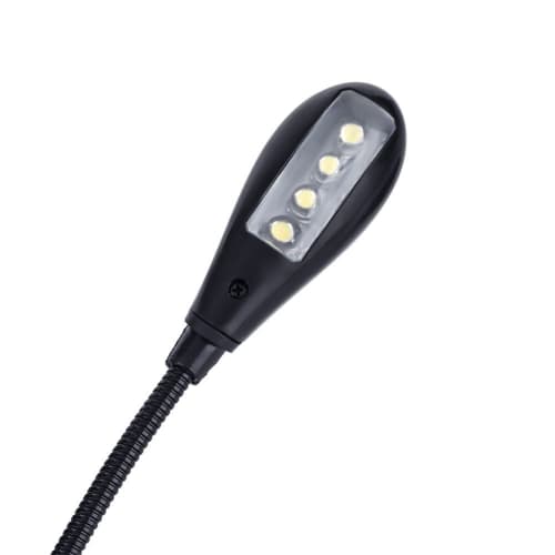 Clip-on Reading Light, Music Stand Light, Fixed, Flexible, High Brightness, Compact, for Reading, Music Stands, Musicians, and Students (8 Lights)
