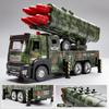 1:32-Raketenwerfer-LKW Raketenwerfer LKW Modell Spielzeug Militärfahrzeug Sound Licht Rückziehmodelle Kinder Geschenke