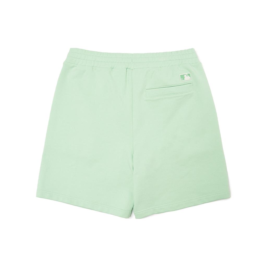New MLB Base Logo Casual Shorts Unisex Sage Green 3ASPB0123-43KAL