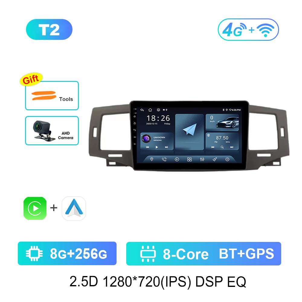 GPS Navigation 9'' for Toyota Corolla 9 E120 2004 - 2006 Android OS Car Video Multimedia Player Carplay 4G WiFi BT Auto Tools