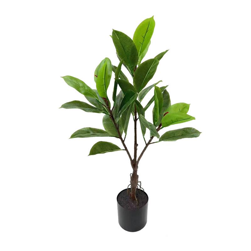Artificial Rubber Tree: High-End Indoor Decor for Living Room - Large Bionic Plant