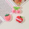 Cute Plaid Lace Fruit DIY Accessory Kit for Shoes, Phone Cases, and Hair Clips