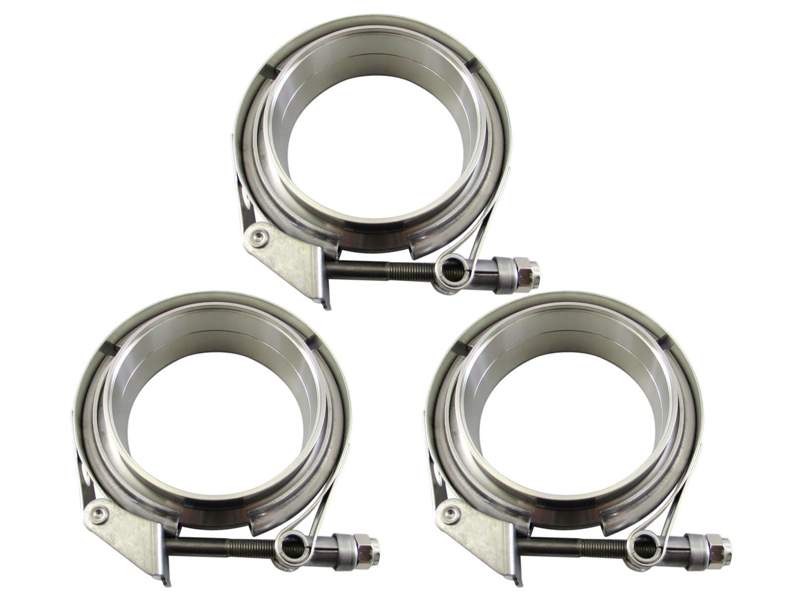 

BRIGHTZ Нержавеющая сталь Фланец глушителя V-образный хомут 89.5 93.9 89.5 93.9 [MUF-JOI-019-3PC]