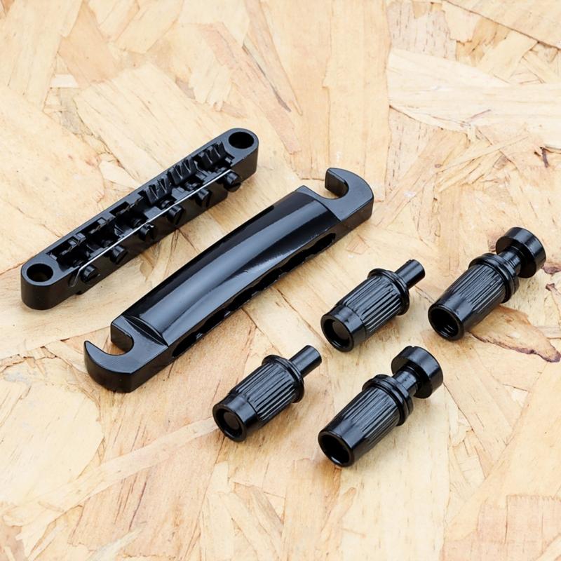 12 String Electric Guitar Bridge Roller Saddle Bridge Tailpiece Easy Install