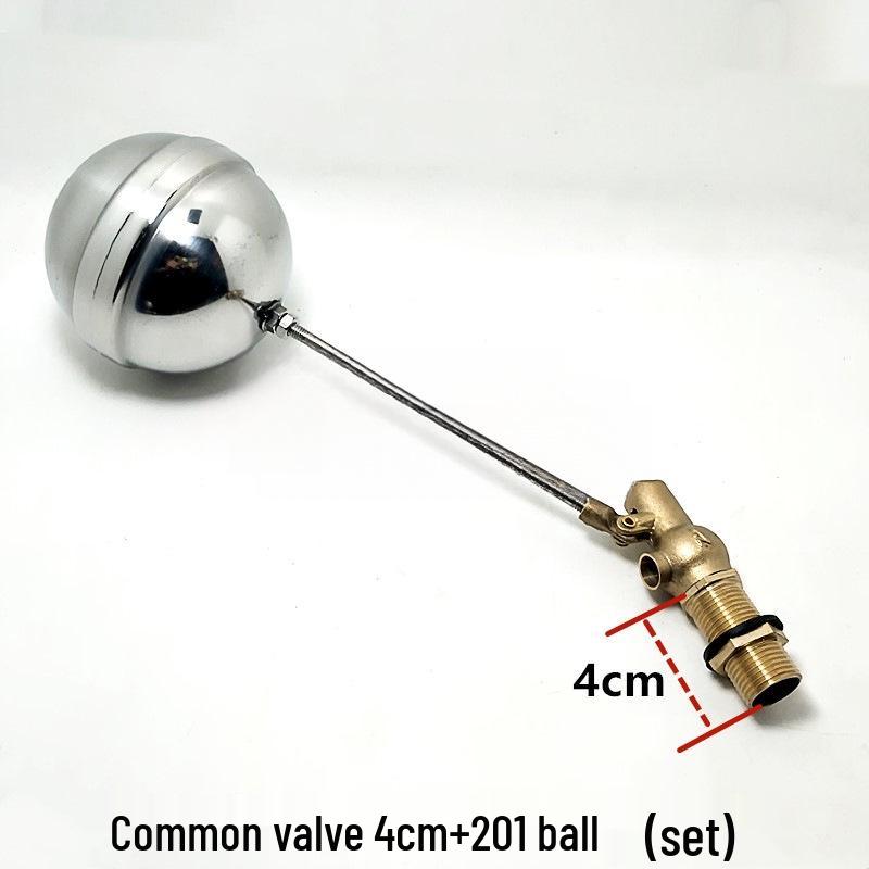 4-Minute Copper Float Ball Valve for Rice Cooker: Stainless Steel Water Inlet Switch and Tank Valve Accessory