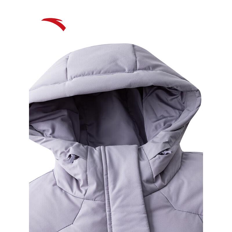 Anta Women's Ice Armor 90 Down Water-Repellent Hooded Puffer Jacket