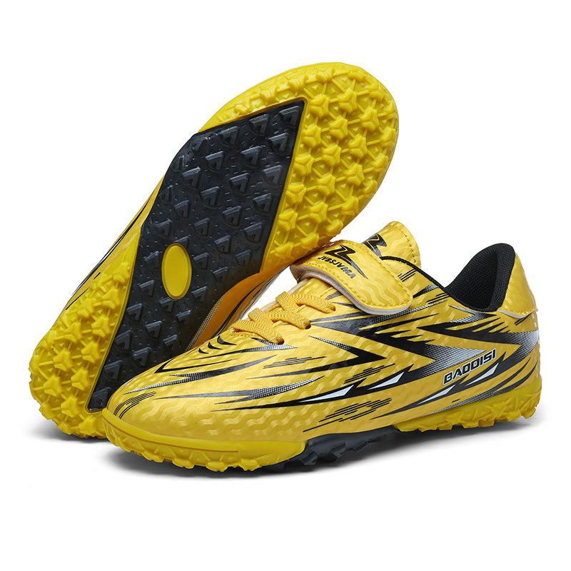 2025 summer new youth low-top Velcro football shoes big children's game long nails broken nails training football shoes