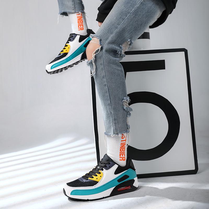 2023 Spring/Fall Unisex Plus Size Mesh Running Shoes – Air Cushion, Casual, Breathable