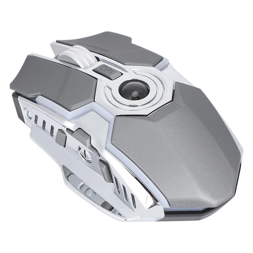 Wireless Gaming Mouse Portable 2.4GHz 1600DPI Silent USB Optical Laptop Desktop Computer MiceGray